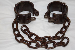 1 1/2" Wide Serious Bondage dungeon irons Collars